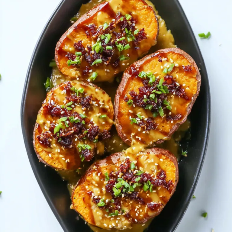 Roasted Japanese Sweet Potatoes with Miso Glaze | Easy Savory Recipe