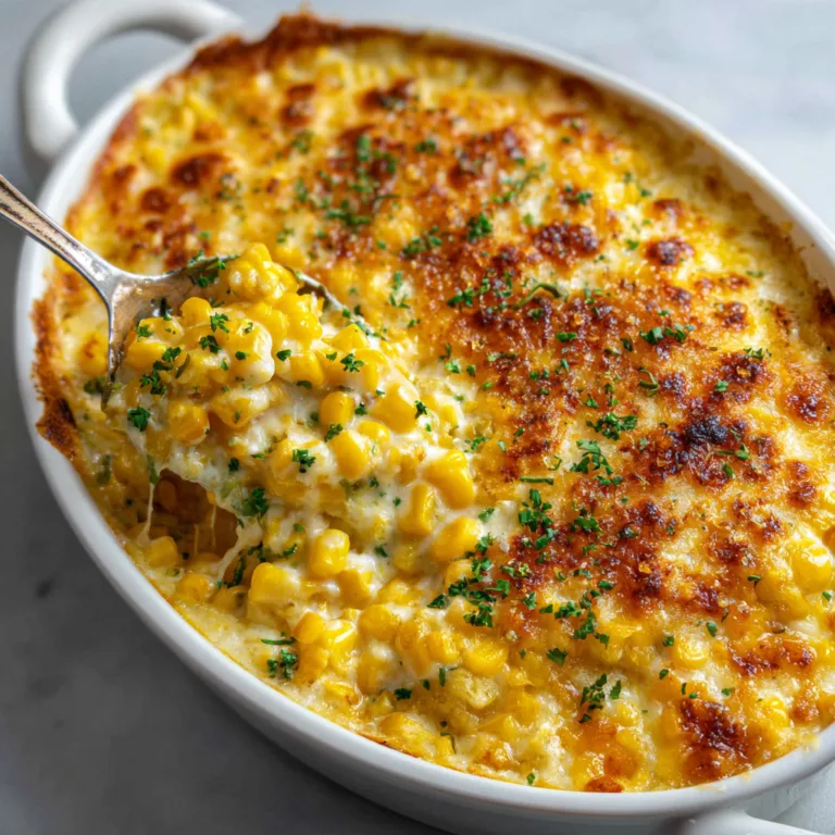 Ruth’s Chris Creamed Corn Au Gratin Recipe | Delicious Cheesy Side Dish