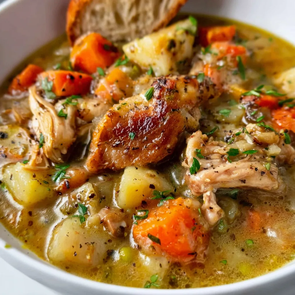 Hearty Slow Cooker Chicken Stew Recipe | Easy & Delicious Comfort Food