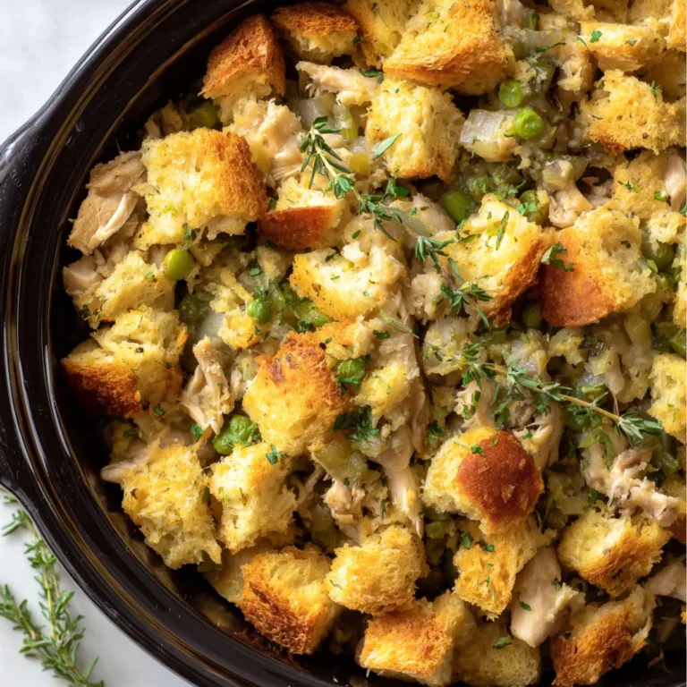 Easy Slow Cooker Chicken Stuffing Recipe | Comfort Food Made Simple