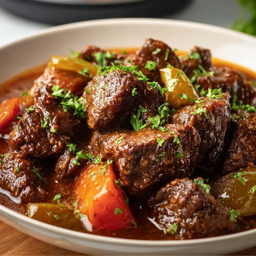 Slow Cooker Pepper Steak Recipe – Easy & Tender Pepper Steak in Crockpot