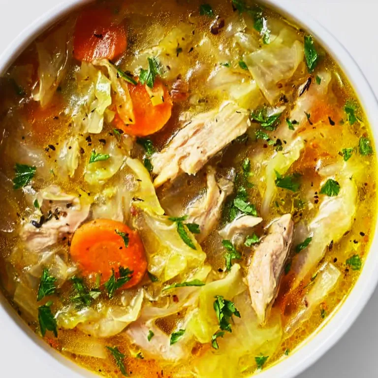 Soul-Warming Cabbage & Chicken Soup Recipe | Healthy & Comforting Meal