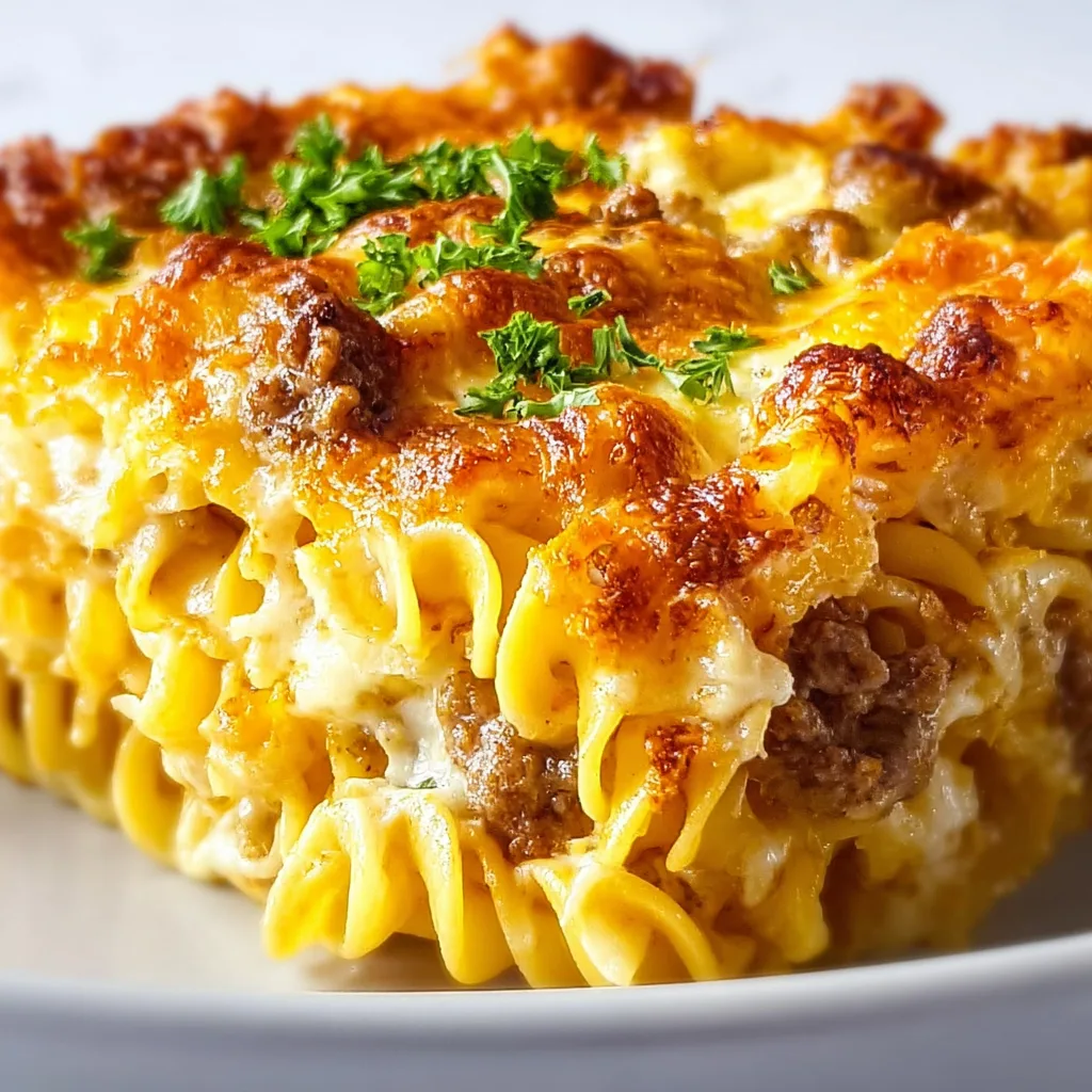 Delicious Sour Cream Noodle Bake Recipe | Easy Comfort Food Casserole
