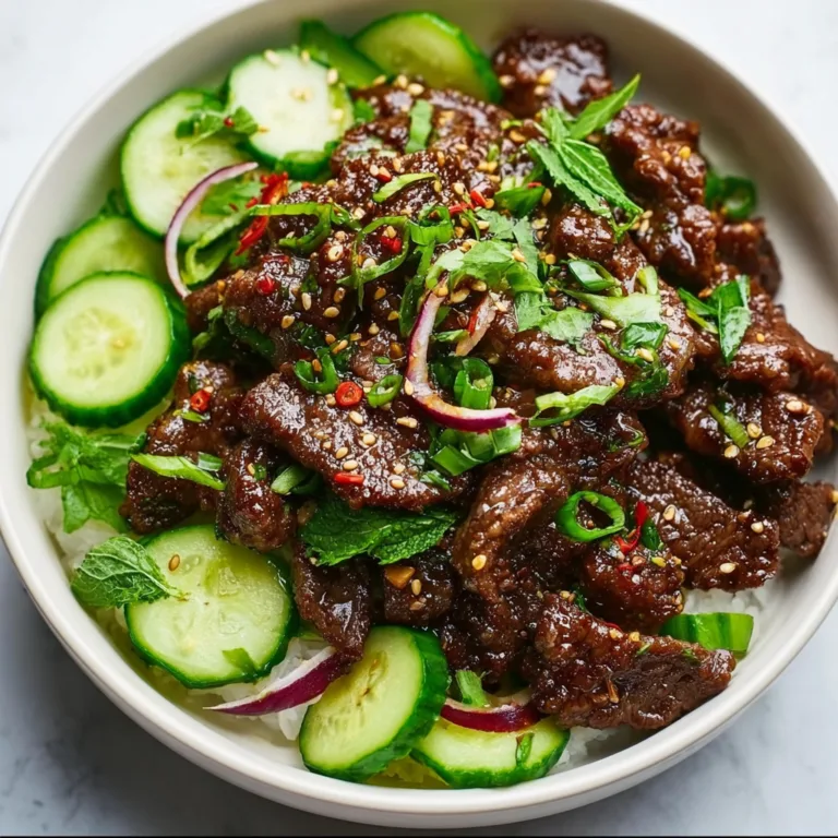 Spicy Keto Korean Beef with Cucumber Salad | Low-Carb & Flavorful Recipe