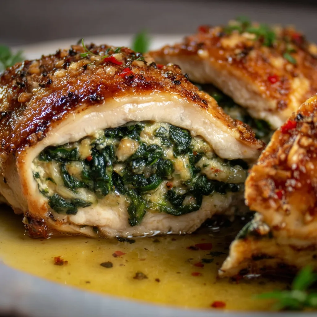 Delicious Spinach Stuffed Chicken Recipe | Easy & Healthy Meal Idea