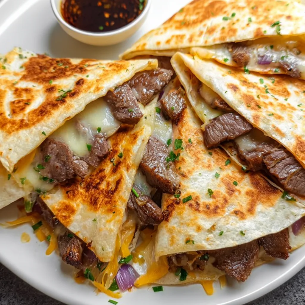 Steak Cheese Quesadillas on Blackstone Griddle | Easy & Delicious Recipe