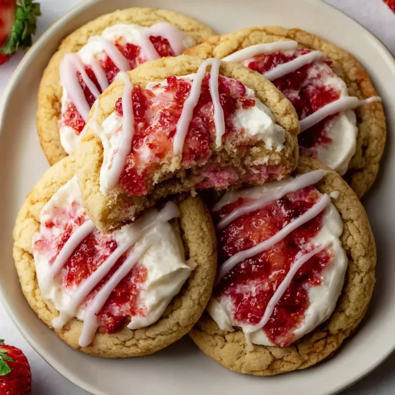 Delicious Strawberry Cheesecake Cookies Recipe – Soft & Fruity Treats