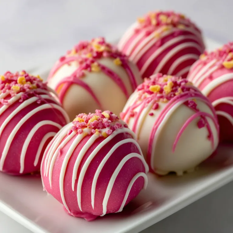 Delicious Strawberry Cheesecake Truffle Balls – Easy No-Bake Dessert Recipe