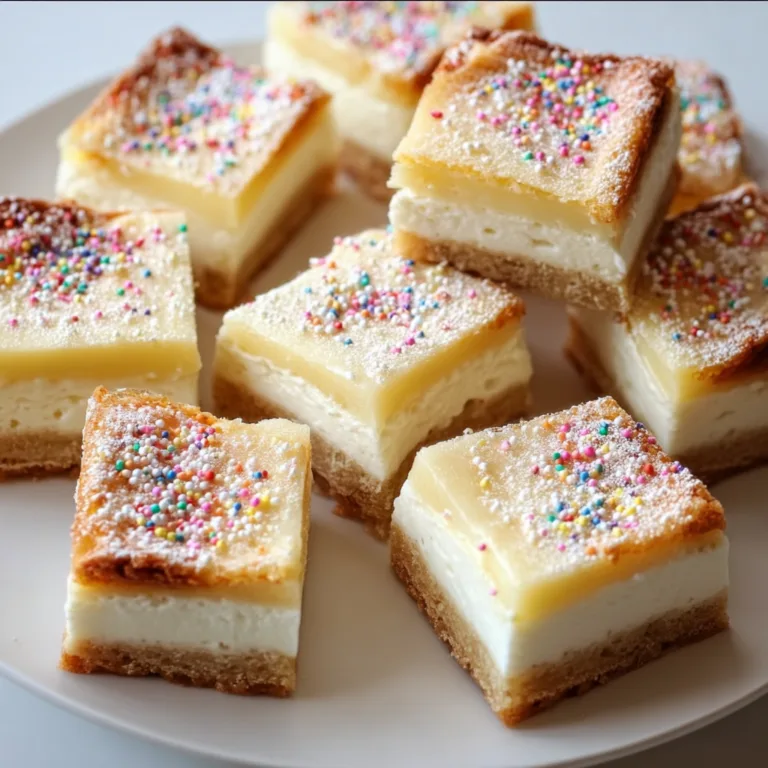 Delicious Sugar Cookie Cream Cheese Bars Recipe | Easy & Creamy Dessert