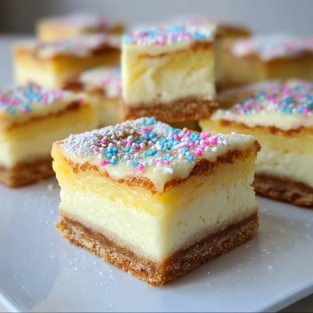 Delicious Sugar Cookie Cream Cheese Bars Recipe | Easy & Creamy Dessert