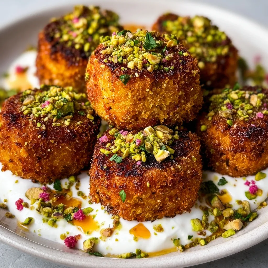 Sweet Potato Croquettes with Creamy Burrata Dip & Crunchy Pistachio | Delicious Appetizer Recipe