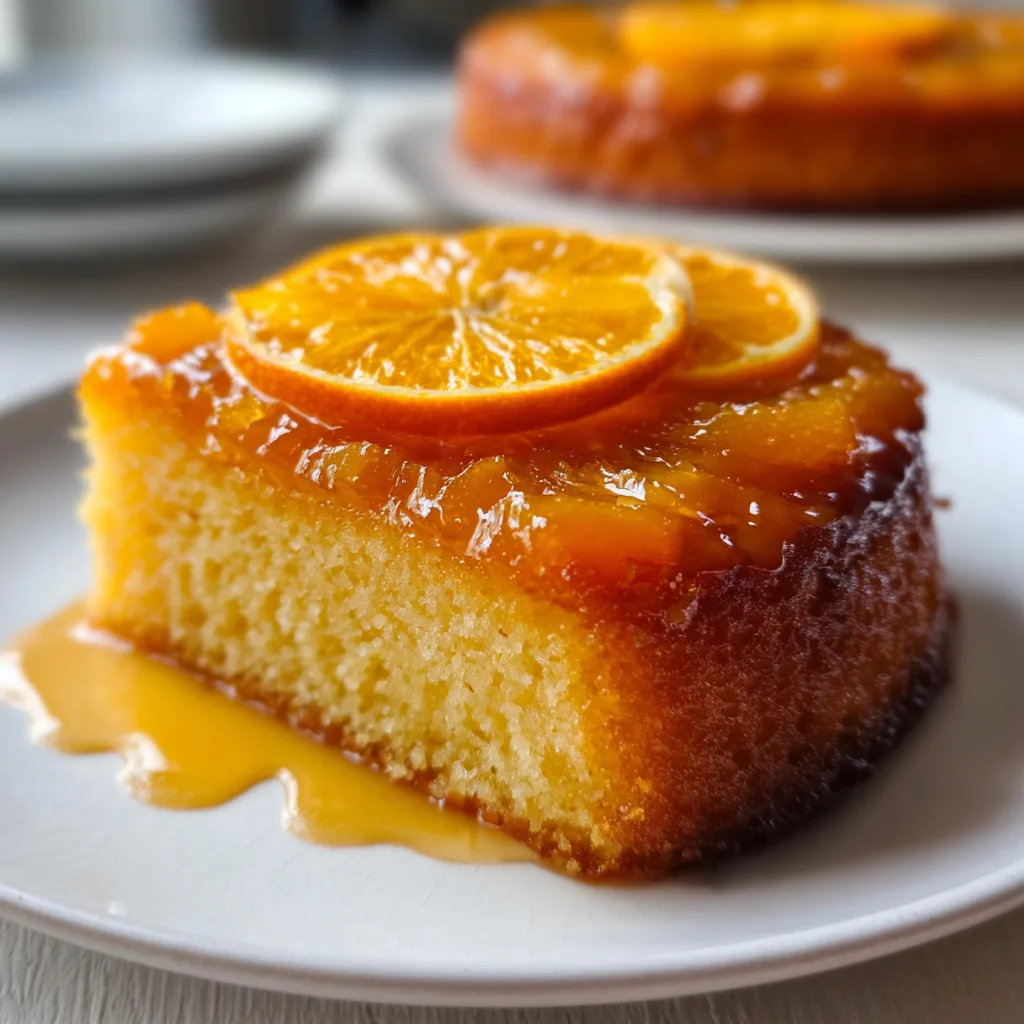 Delicious Upside Down Orange Cake Recipe – Easy & Moist Dessert