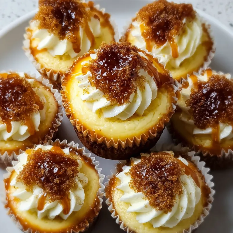 Vanilla Bean Crème Brûlée Cheesecake Cupcakes – Decadent Dessert Recipe