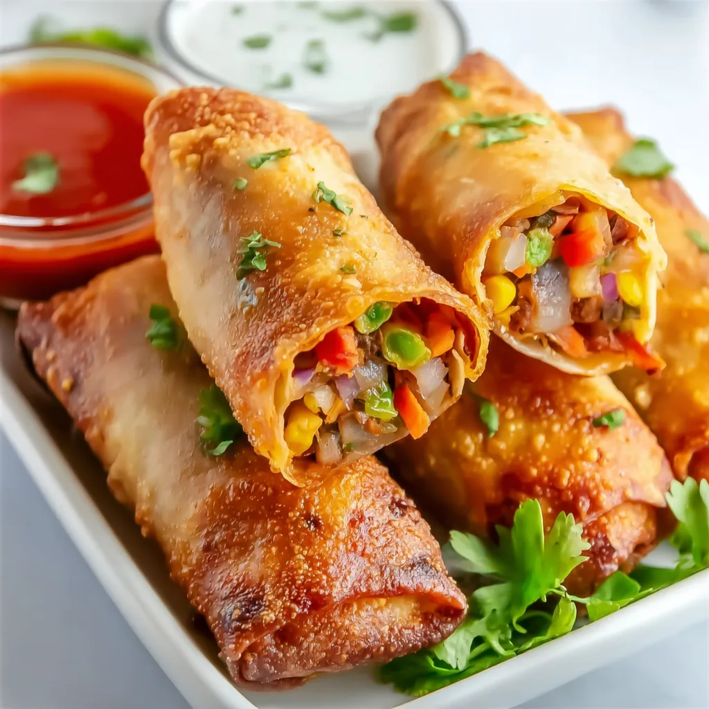Crispy Southwest Egg Rolls | Delicious Spicy Appetizer Recipe