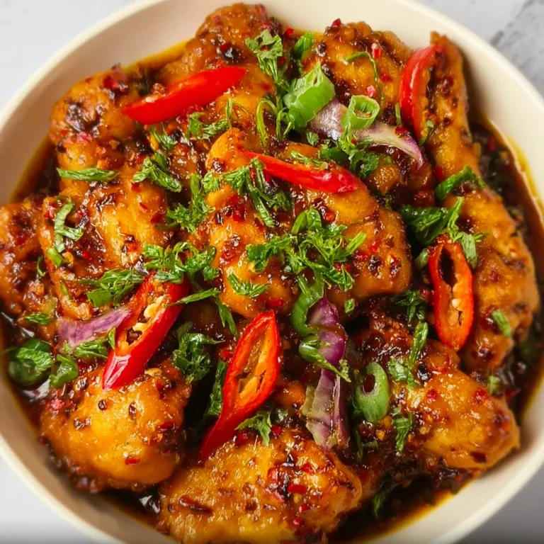 Hot and Tangy Devilled Chicken Recipe | Spicy & Flavorful Chicken Dish