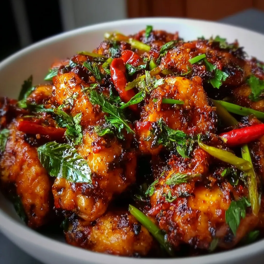 Hot and Tangy Devilled Chicken Recipe | Spicy & Flavorful Chicken Dish