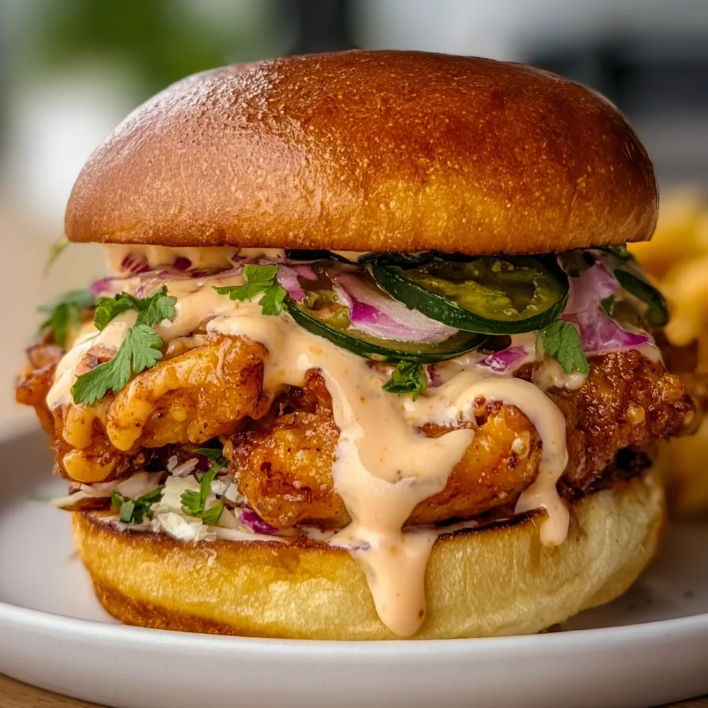 Spicy Jalapeños Chicken Sandwich with Creamy Sauce | Bold & Flavorful Lunch Idea