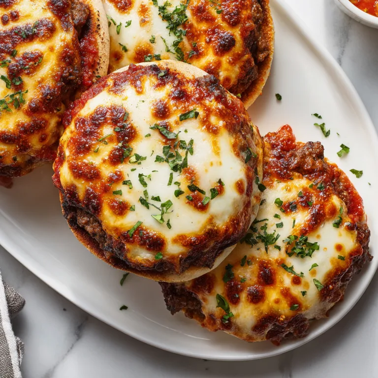 Mozzarella-Stuffed Pizza Burgers | Cheesy, Juicy & Delicious Recipe
