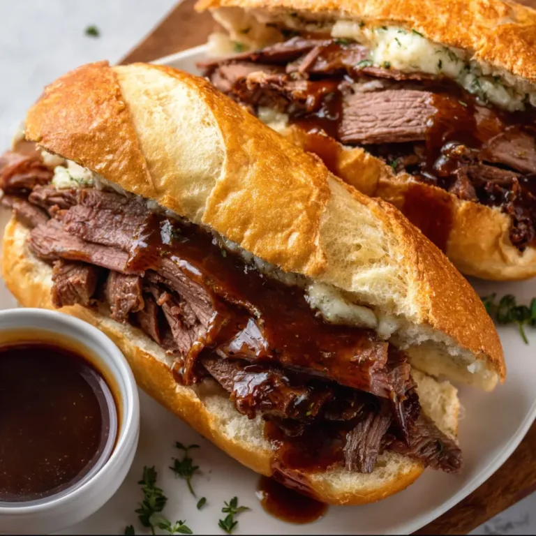 Easy Slow Cooker French Dip Sandwiches Recipe | Tender & Flavorful Meals