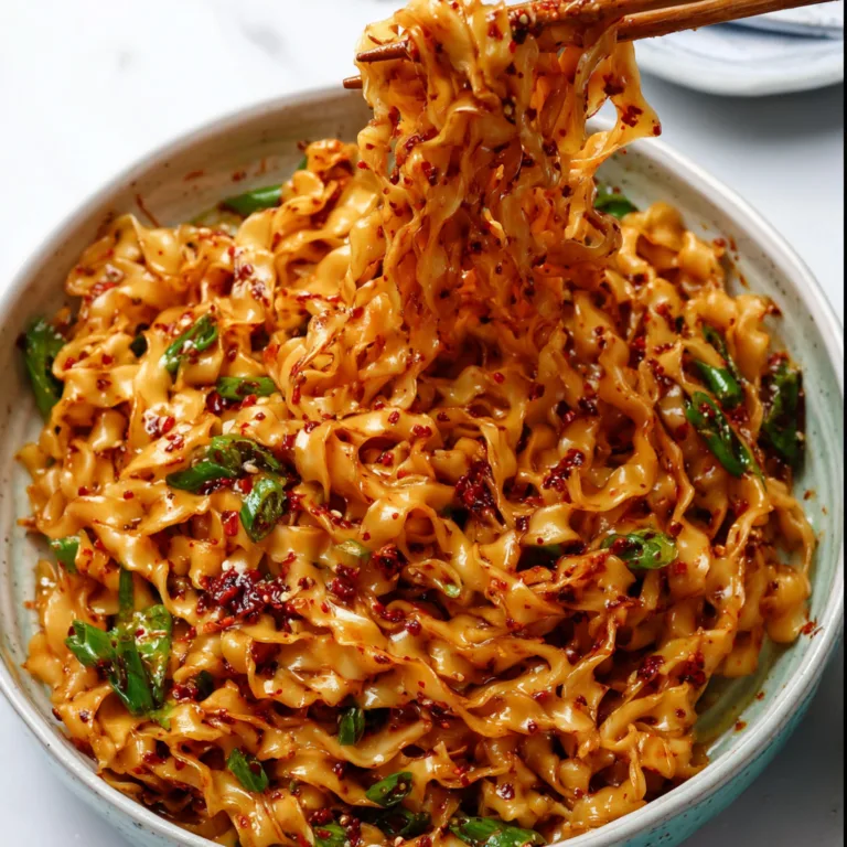 Quick & Easy 10-Minute Garlic Chili Oil Noodles Recipe | Spicy & Flavorful