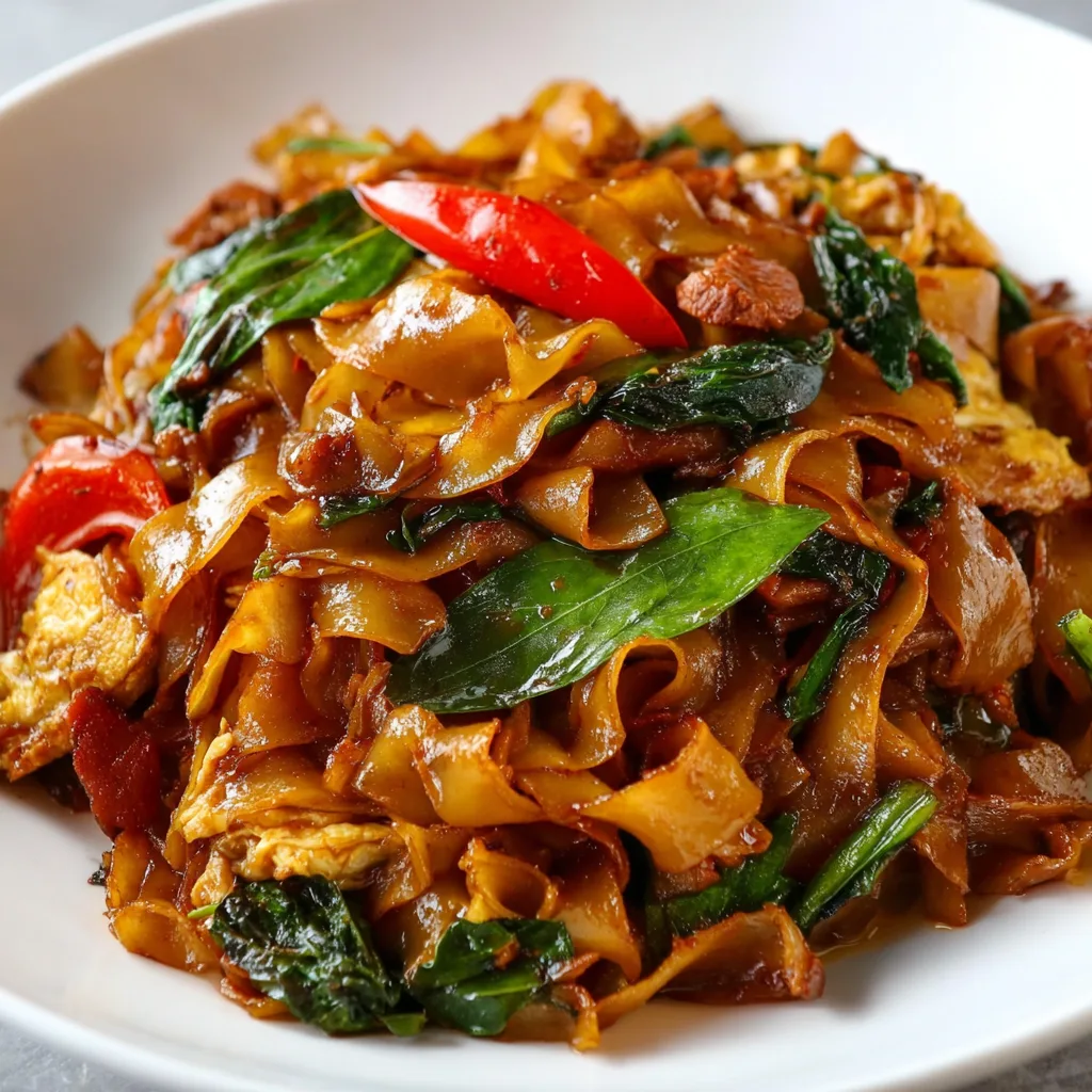 Authentic 20-Minute Thai Drunken Noodles (Pad Kee Mao) Recipe | Quick & Easy