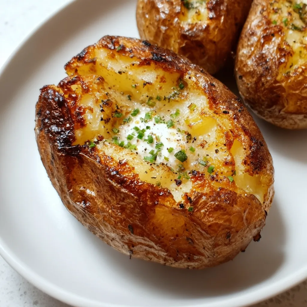 Air Fryer Baked Potato Recipe: 4 Easy Steps to Crispy Perfection