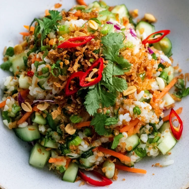 Asian Crispy Rice Salad Recipe | Easy & Delicious Healthy Meal