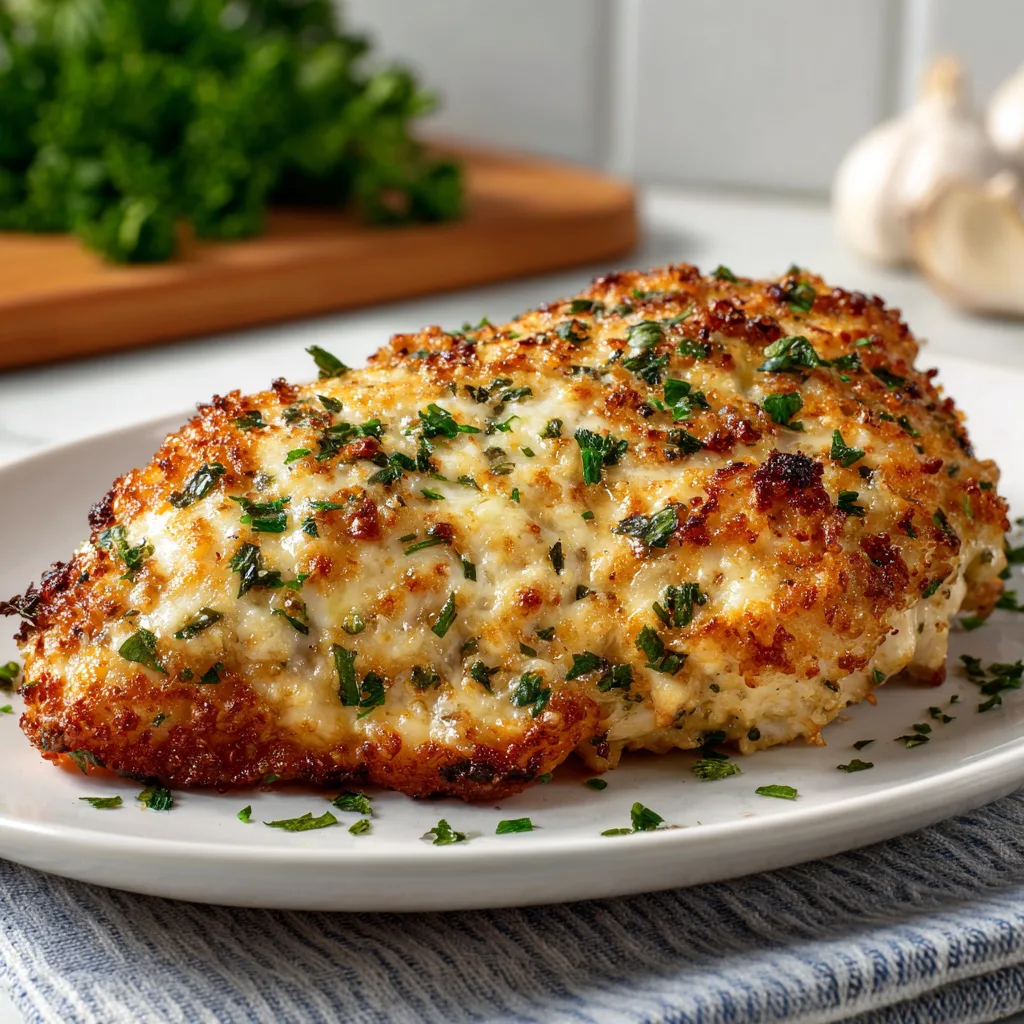 Crispy Baked Mayonnaise Parmesan Chicken Recipe | Easy & Delicious Meal
