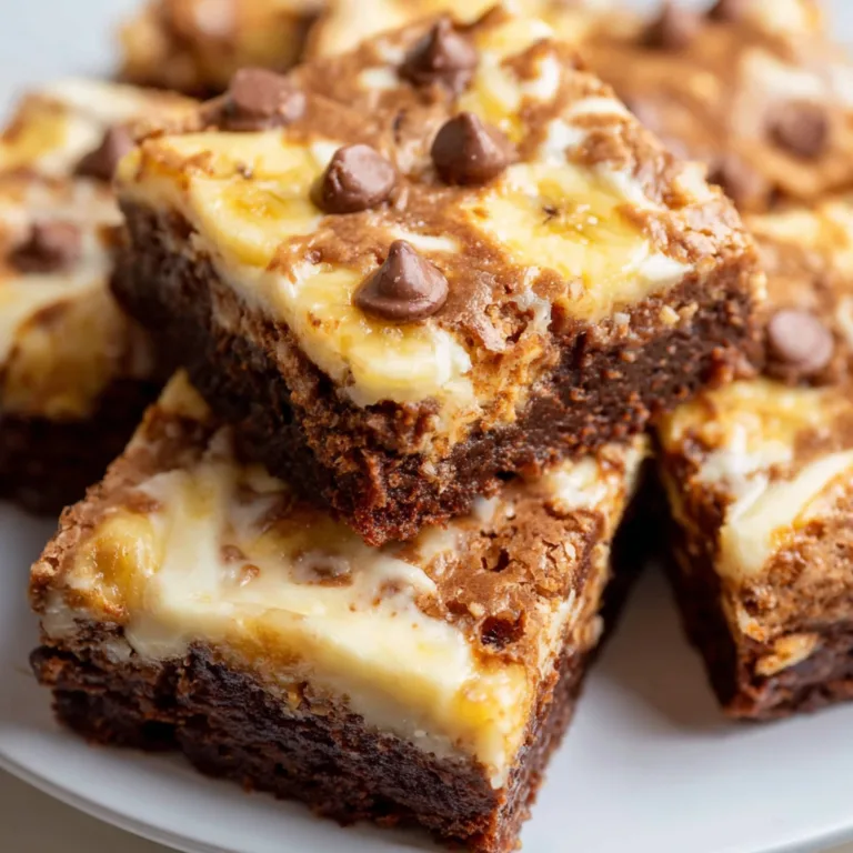 Delicious Banana Pudding Brownies Recipe – Easy & Creamy Dessert Idea