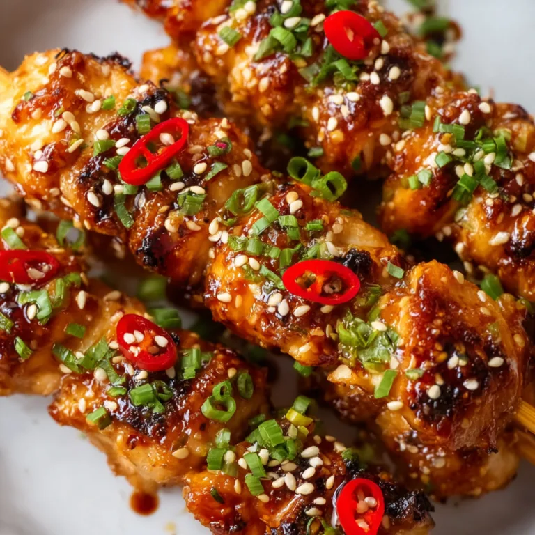 Delicious Bang Bang Chicken Skewers Recipe | Easy & Spicy Grilled Chicken