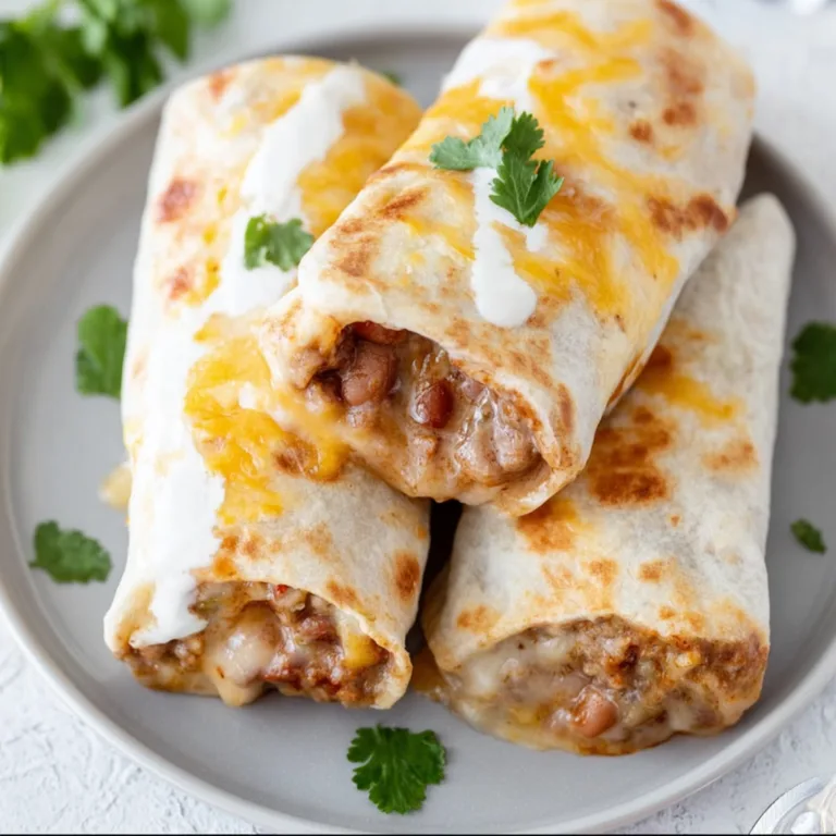 Delicious Bean and Cheese Burritos Recipe | Easy & Flavorful Mexican Burritos