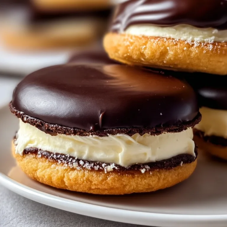 Delicious Boston Cream Pie Cookies Recipe | Sweet & Easy Treats