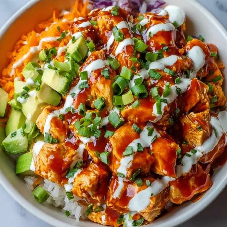 Delicious Buffalo Chicken Bowls Recipe | Easy & Spicy Meal Idea