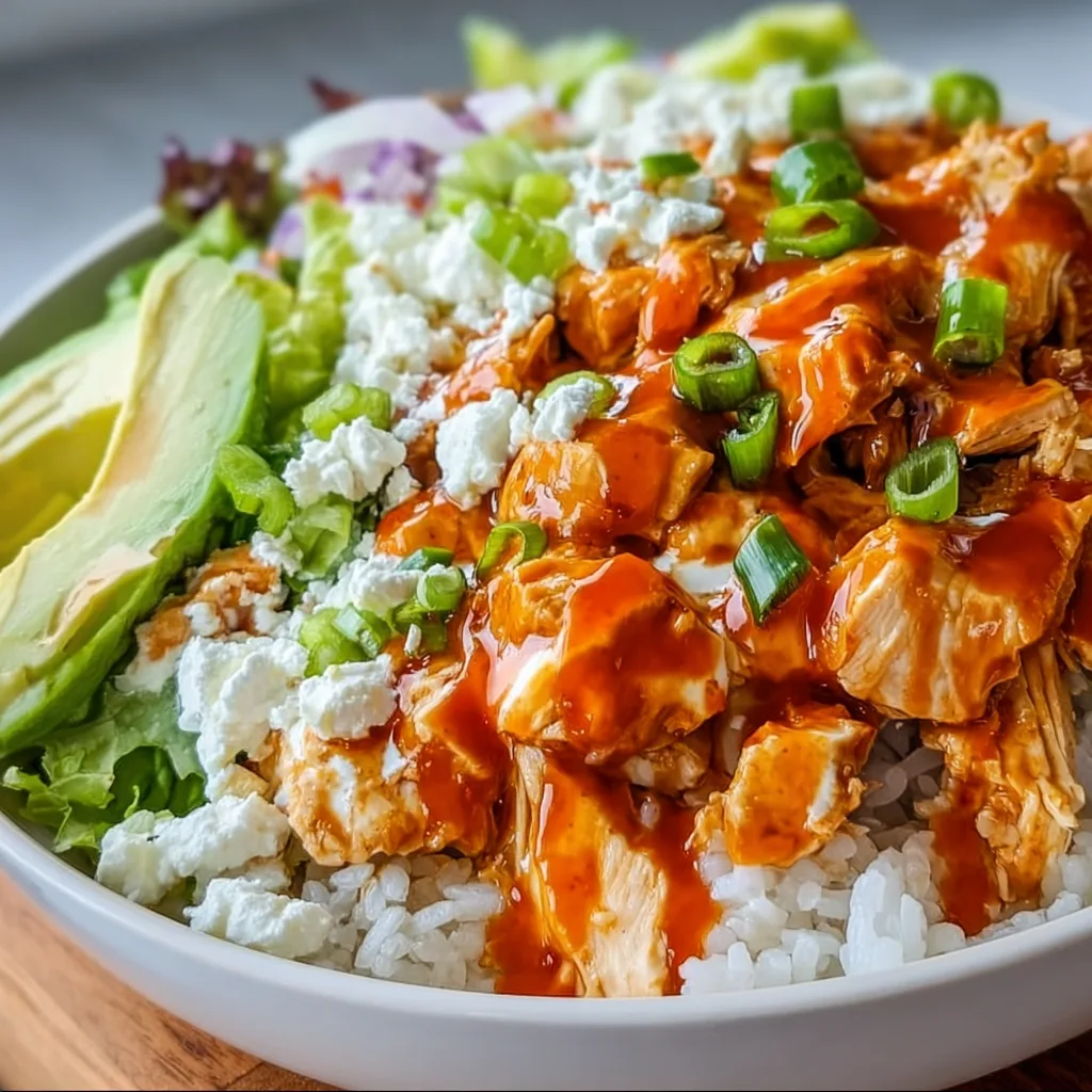 Delicious Buffalo Chicken Bowls Recipe | Easy & Spicy Meal Idea