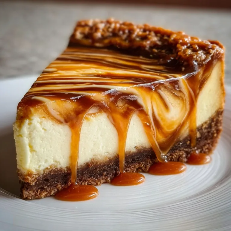 Decadent Caramel Swirl Cheesecake Recipe | Creamy & Irresistible Dessert