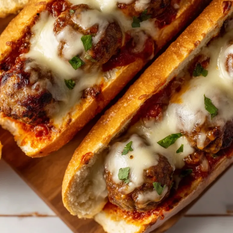 Delicious Cheesy Meatball Subs Recipe | Easy & Savory Sandwich Ideas