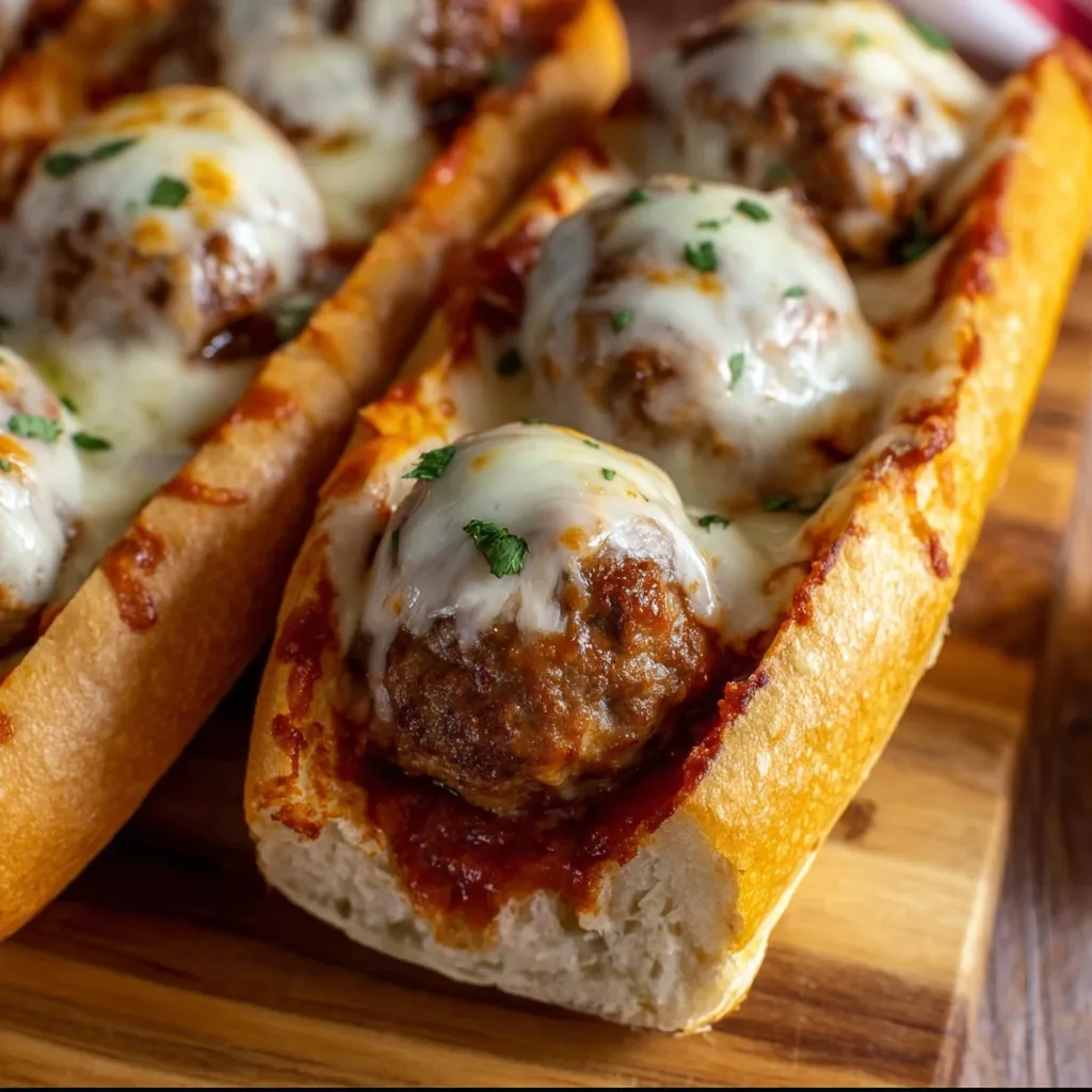 Delicious Cheesy Meatball Subs Recipe | Easy & Savory Sandwich Ideas