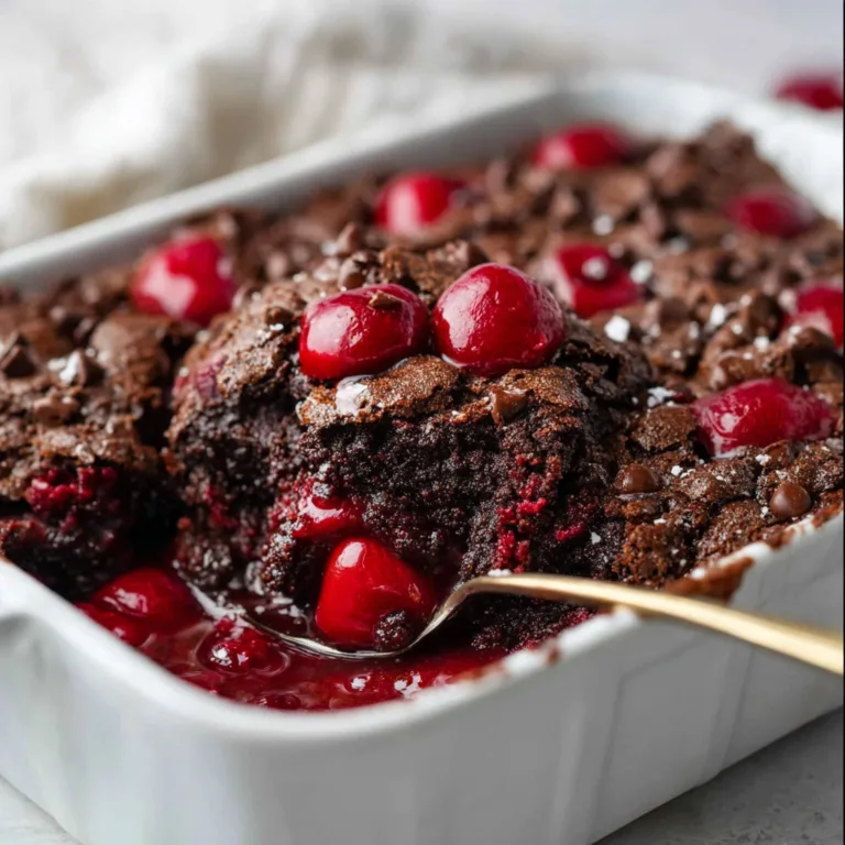 Delicious Chocolate Cherry Dump Cake Recipe – Easy & Quick Dessert