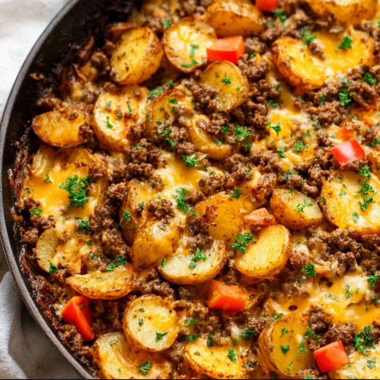 Classic Ground Beef and Potatoes Skillet Recipe | Easy One-Pan Dinner