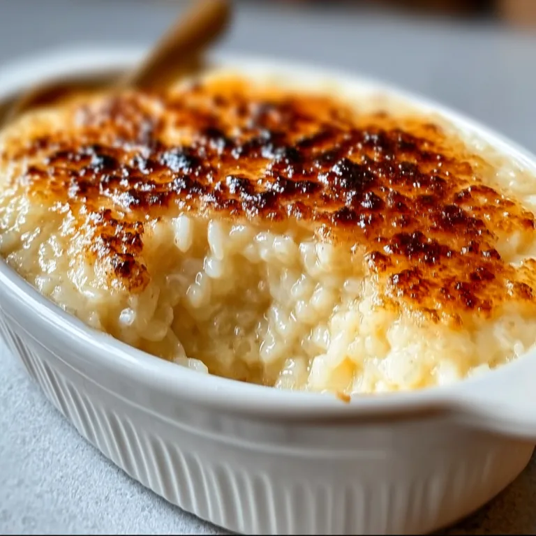 Creamy Condensed Milk Baked Rice Pudding Recipe | Easy Dessert Idea
