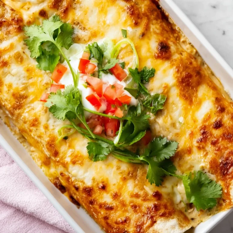 Delicious Cream Cheese Chicken Enchiladas Recipe | Easy & Creamy Mexican Dinner