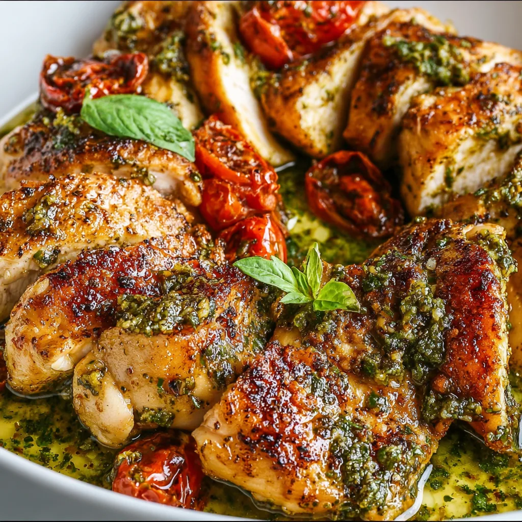Creamy Pesto Chicken Recipe | Easy & Delicious Dinner Idea