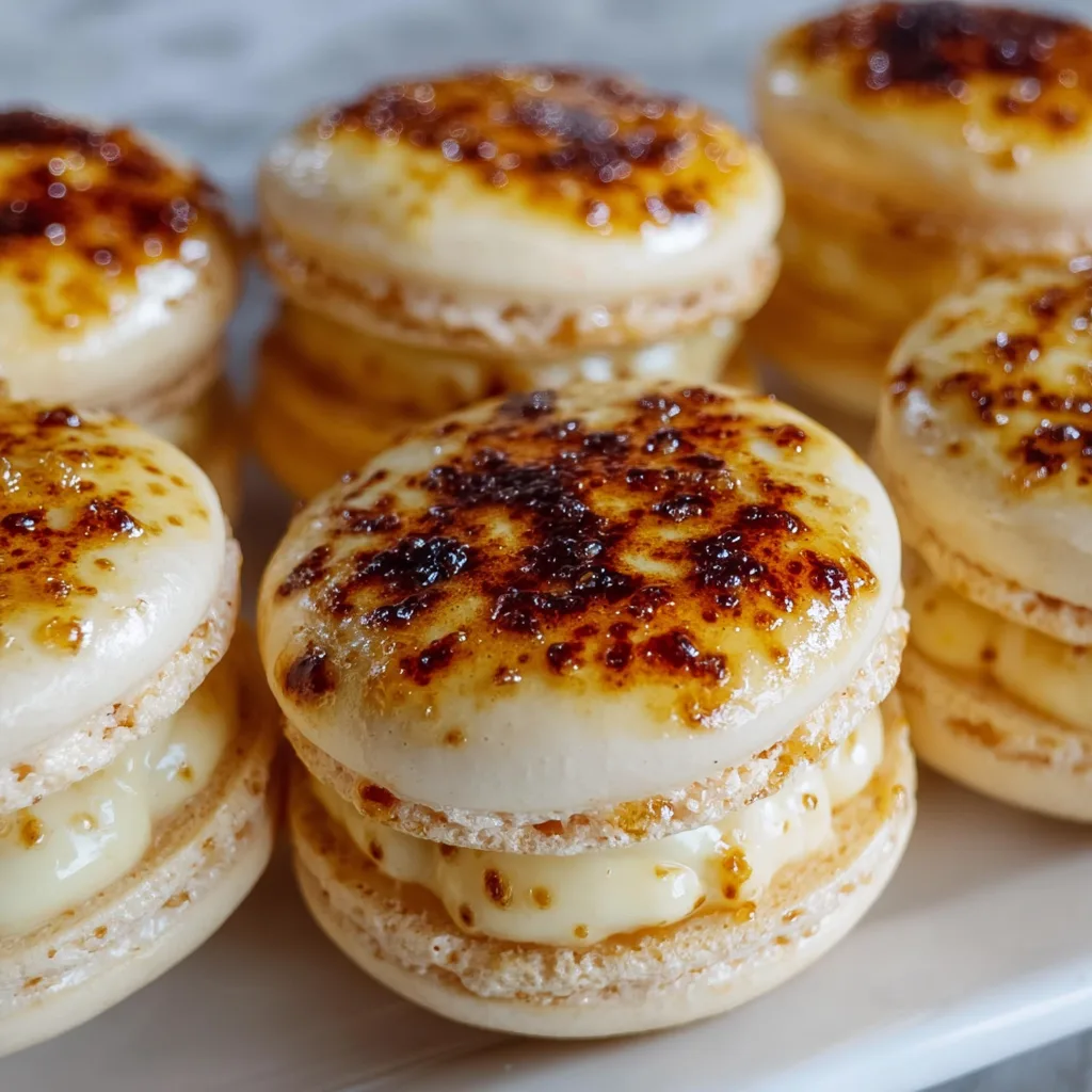 Crème Brûlée Macarons Recipe – Irresistibly Delicious French Dessert Treats