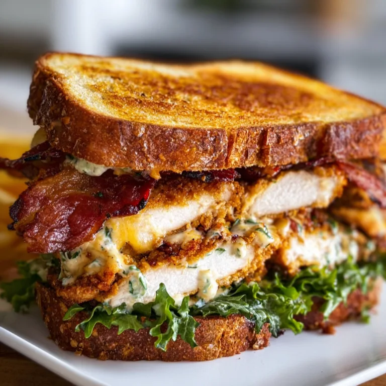 Crispy Bacon & Ranch Chicken Melt – Deliciously Savory & Easy Recipe