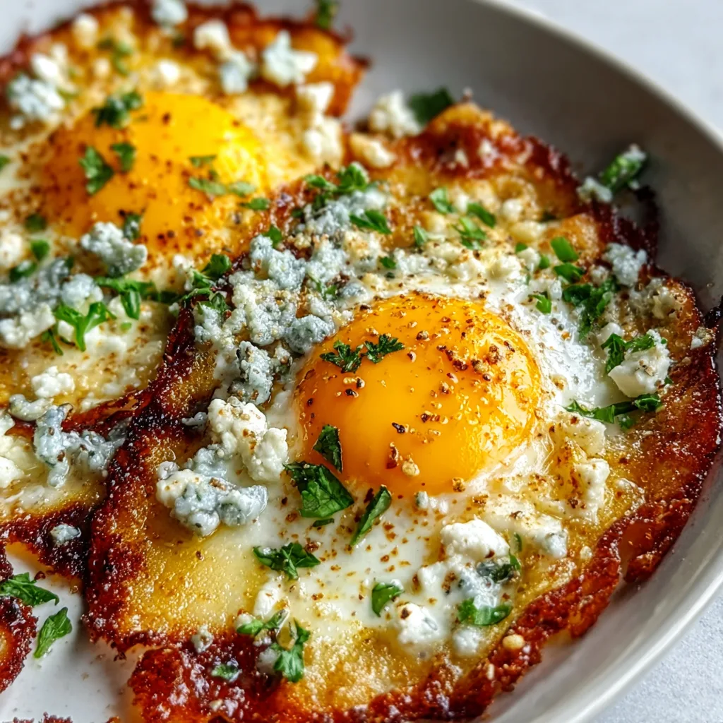 Crispy Feta Fried Eggs Recipe | Easy & Delicious Breakfast Idea