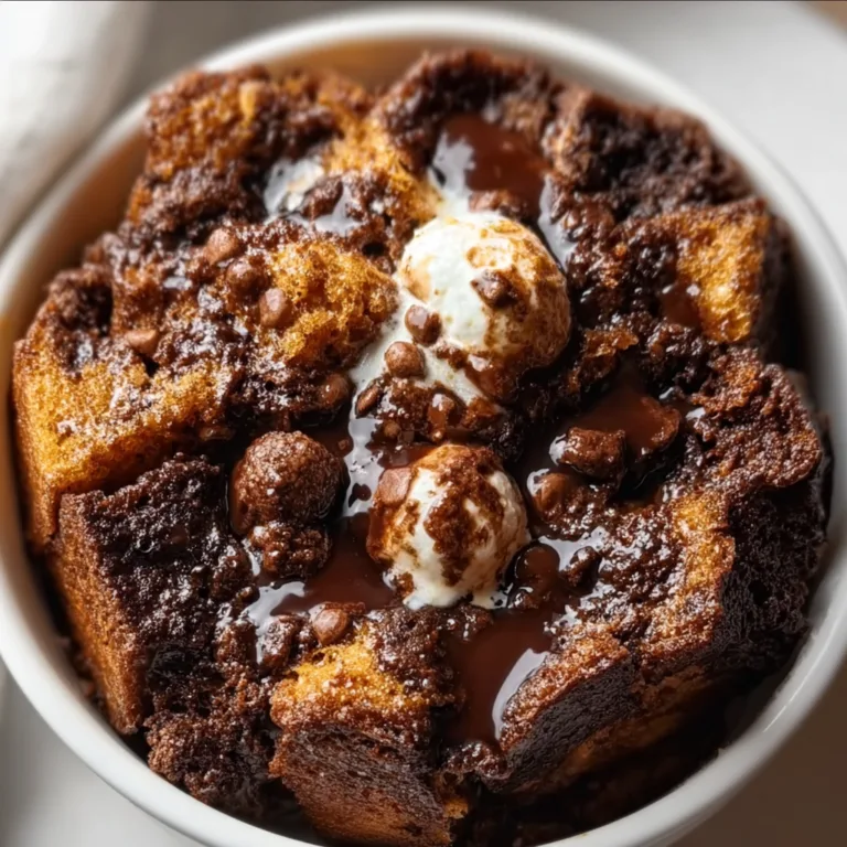 Decadent Dark Chocolate Bread Pudding Recipe - Rich & Easy Dessert