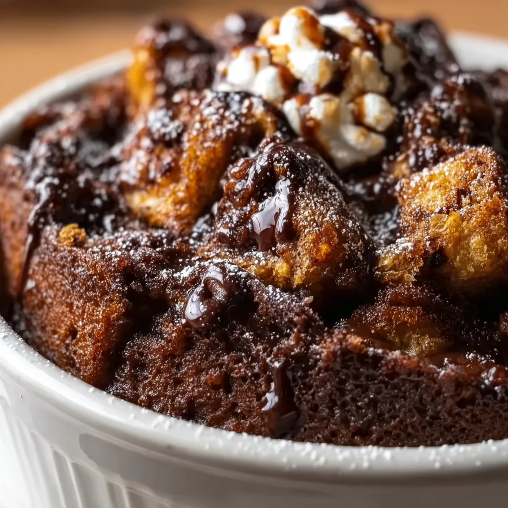 Decadent Dark Chocolate Bread Pudding Recipe - Rich & Easy Dessert