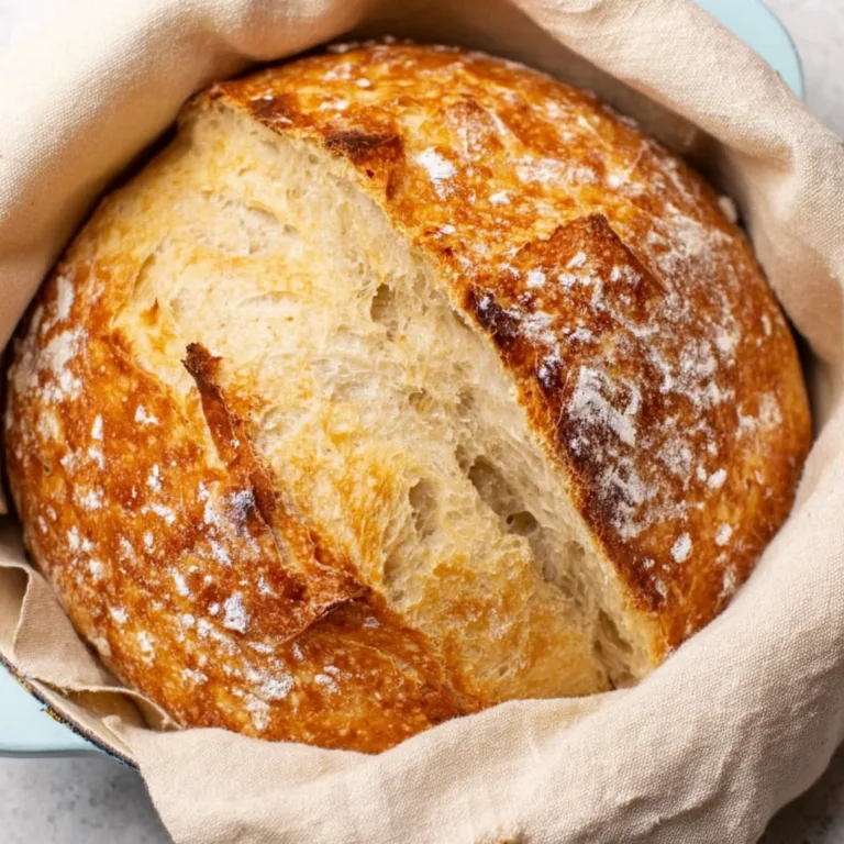 Easy Dutch Oven No Knead Crusty Bread Recipe – Perfect Homemade Artisan Loaf