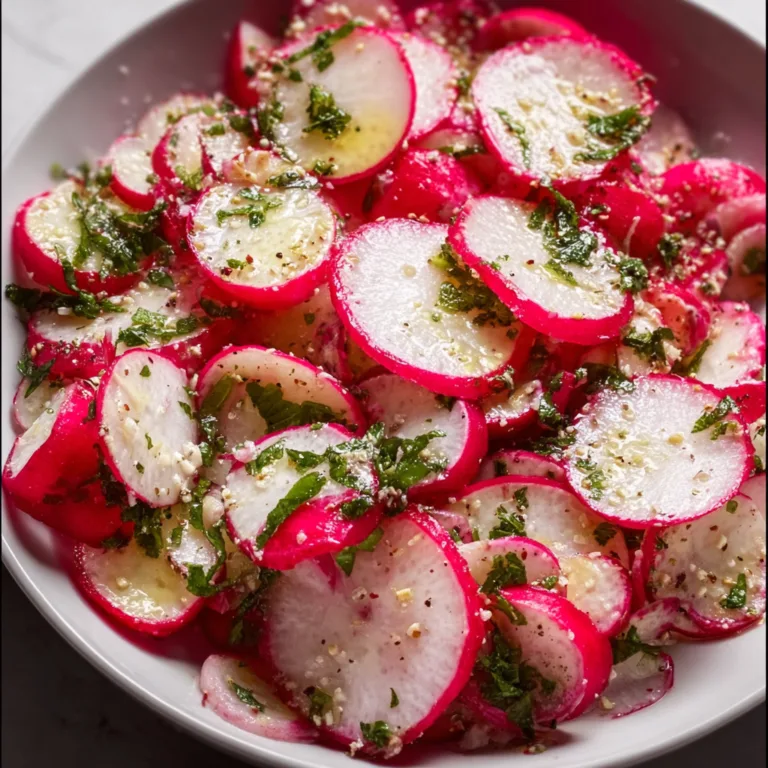 Gordon Ramsay-Inspired Radish Salad Recipe | Fresh & Flavorful Side Dish