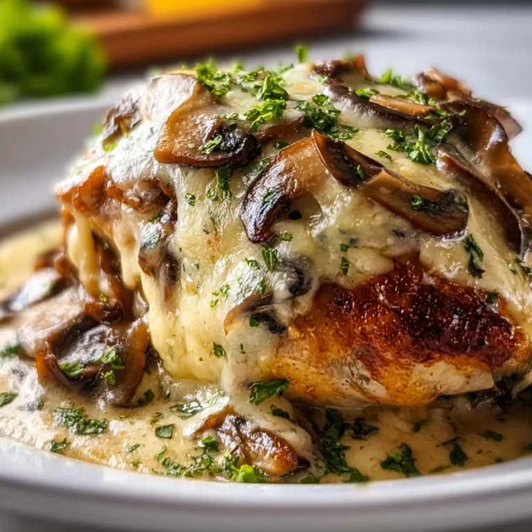 Gouda & Mushroom Stuffed Chicken Recipe | Easy, Delicious & Creamy Dinner Idea